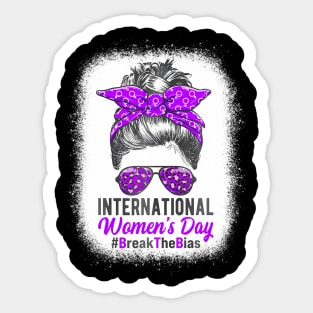 International Womens Day Break The Bias 8 March Sticker